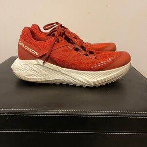 Salomon Red Athletic Shoes
